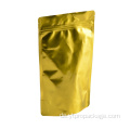 Kundenspezifischer Logo-Druck goldene Aluminiumfolie wasserdichte Lebensmittelverpackungstasche